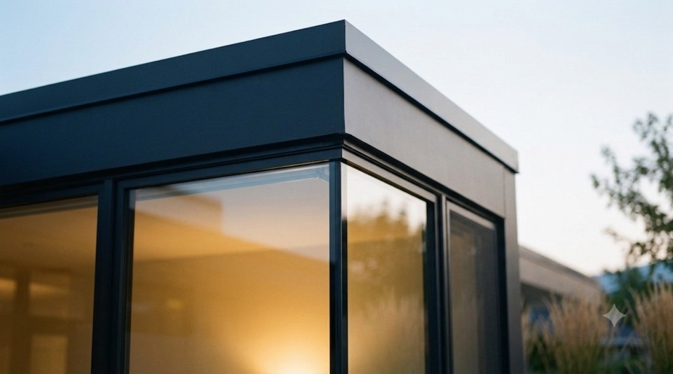Where the roof meets the glass, the light gets in low and long.