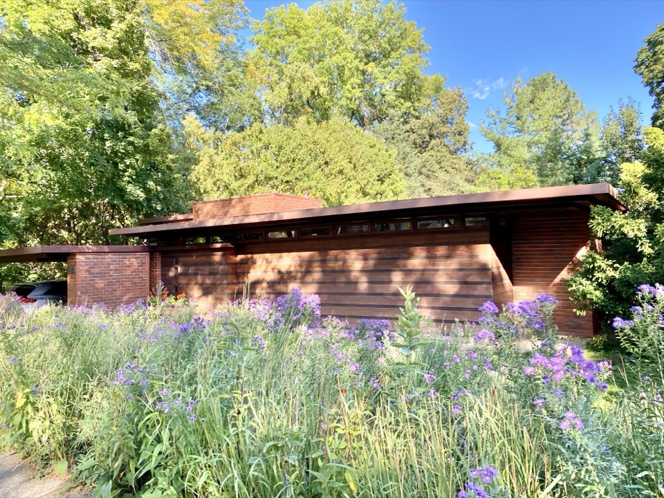 The Jacobs House I in Madison, Wisconsin, the first Usonian home