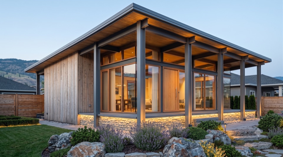 One roof, framed simply