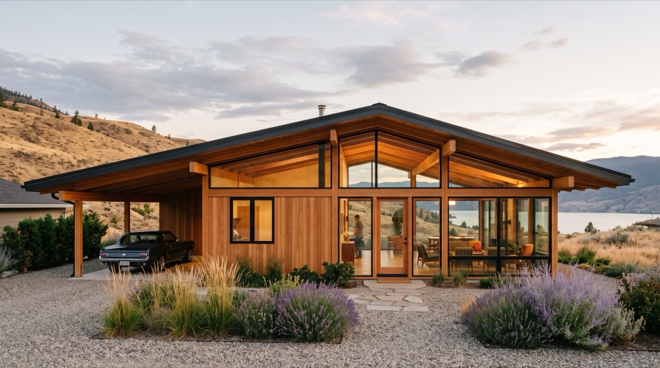 One roof, framed simply