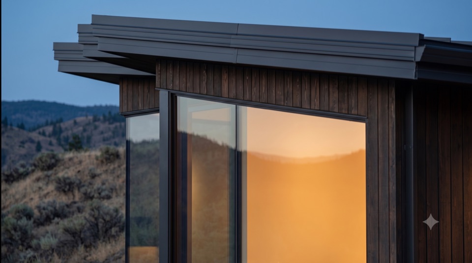 Where the roof meets the glass, the light gets in low and long.