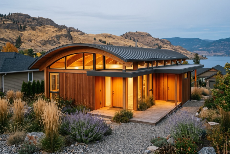 Where the roof meets the glass, the light gets in low and long.
