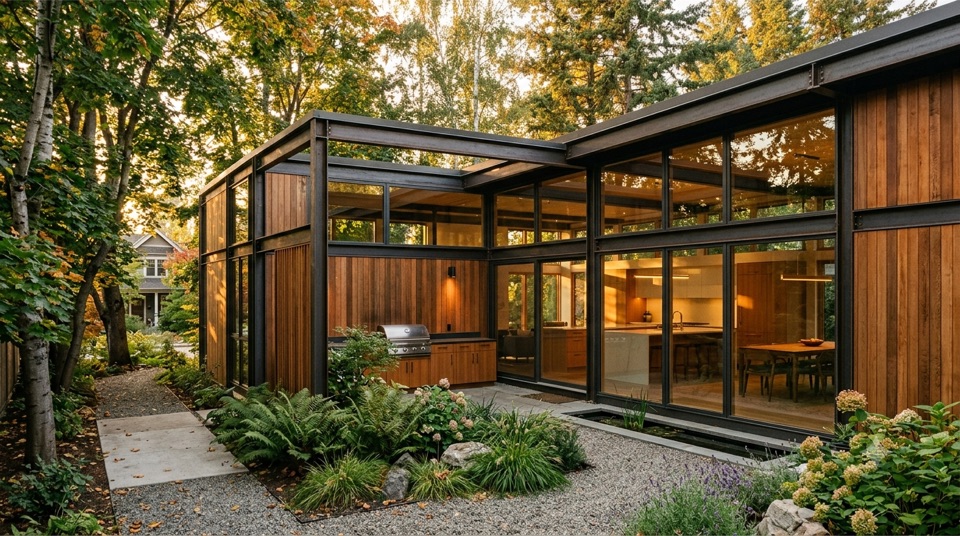 The Garden Pavilion design study render
