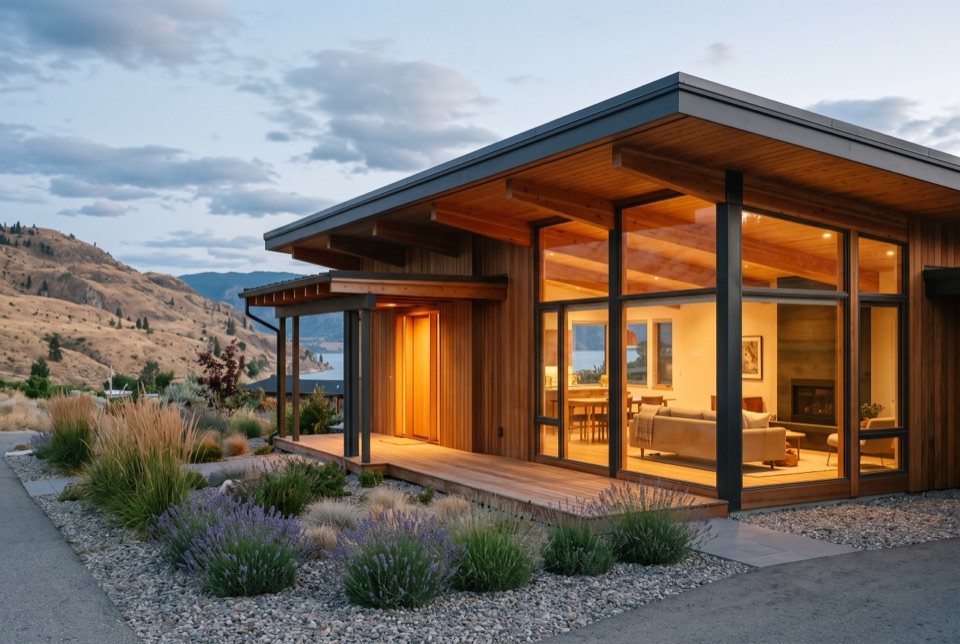 Where the roof meets the glass, the light gets in low and long.
