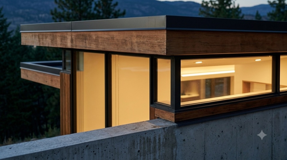 Where the roof meets the glass, the light gets in low and long.