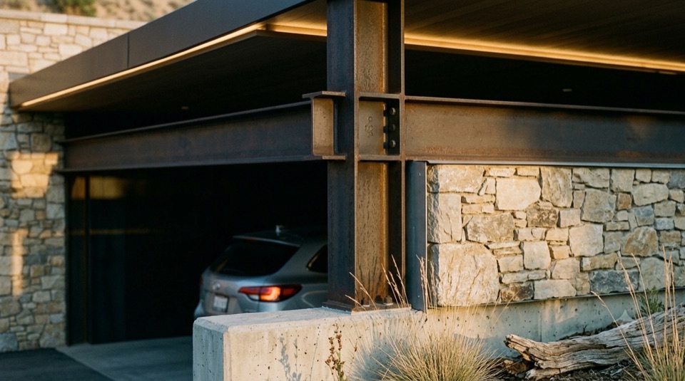 Covered carport.